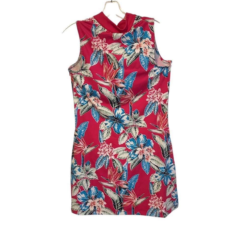 Tommy Bahama NEW Golf Tennis Floral Sleeveless Summer Athletic Dress small - Picture 2 of 8